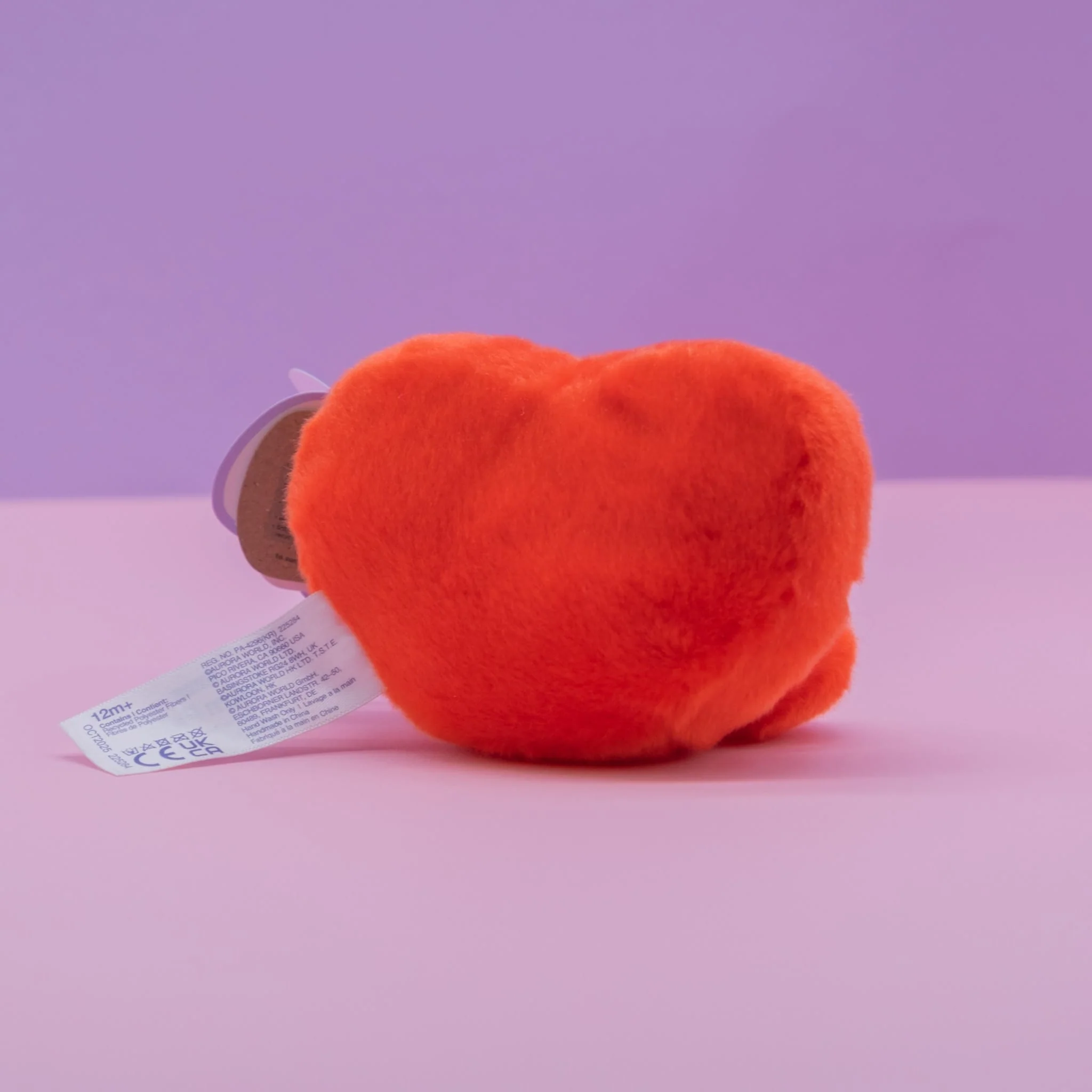 Amor Heart Palm Pals Clip-On 4" Plush - Image 2