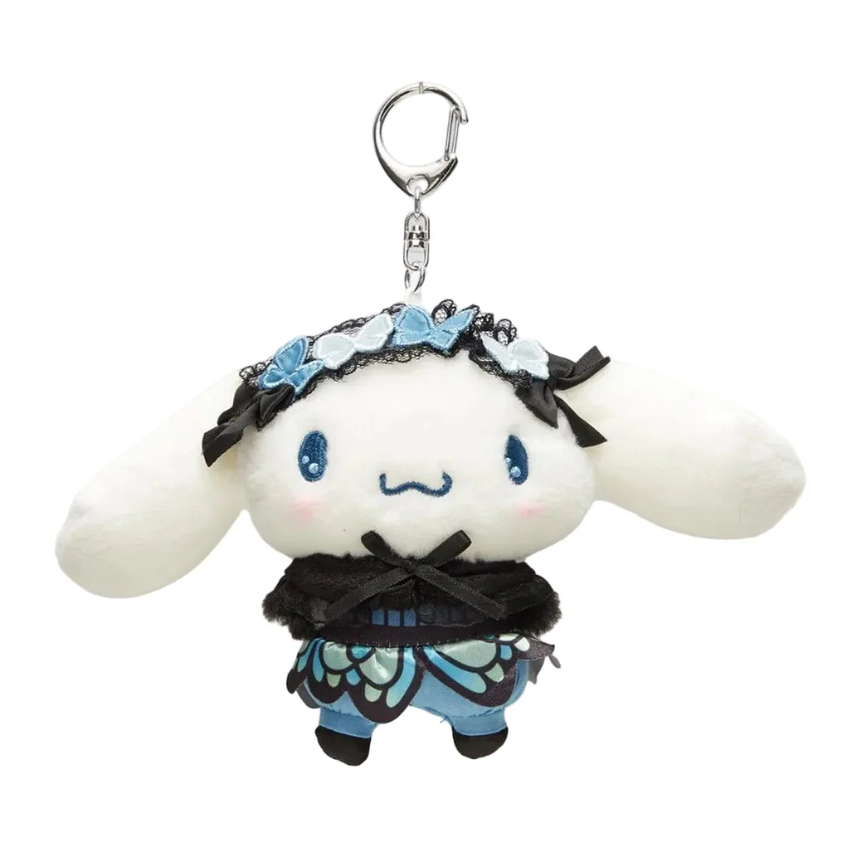 Cinnamoroll Plush Keychain (Dark Butterfly Series) - Image 4