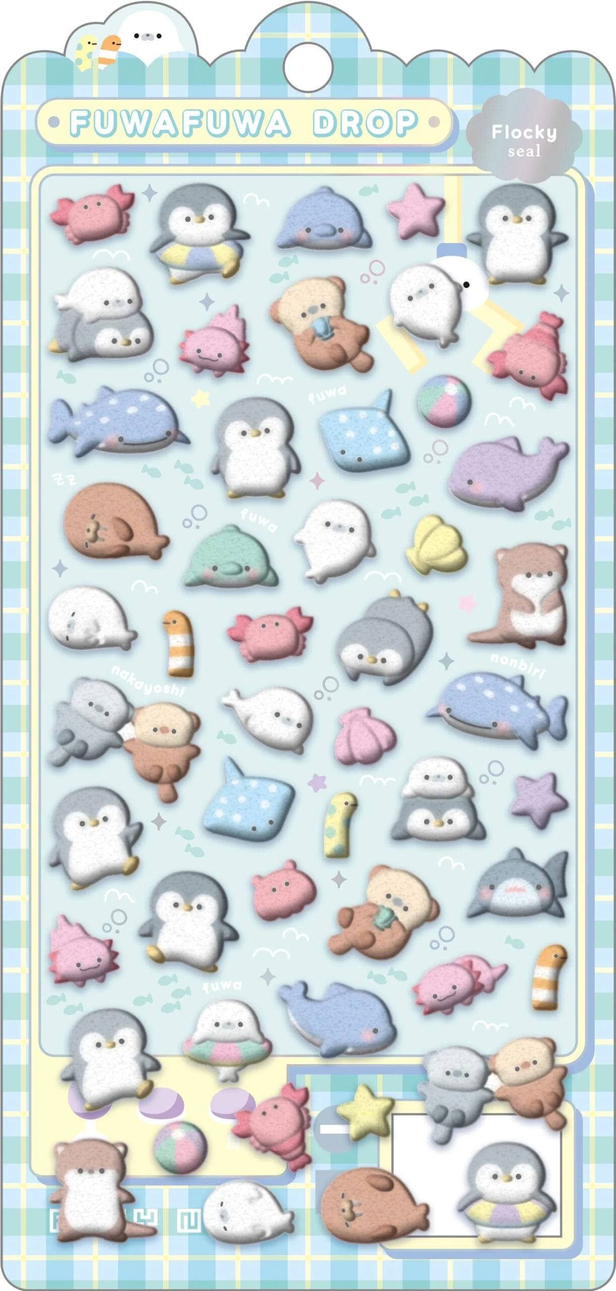 Sea Fuwafuwa Drop Stickers