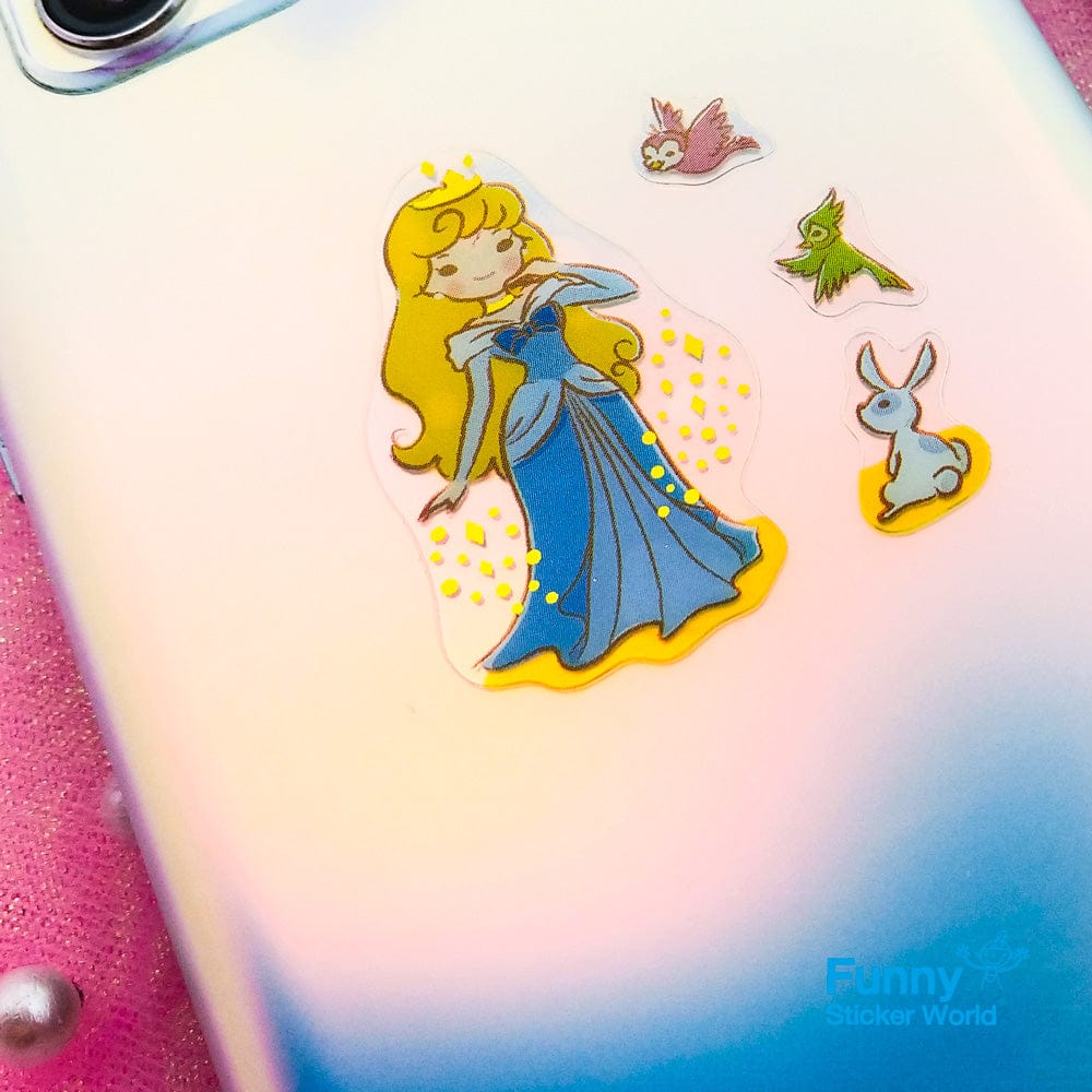 Sleeping Beauty Fairy Tale Sticker - Image 5