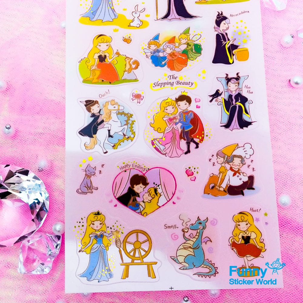Sleeping Beauty Fairy Tale Sticker - Image 6
