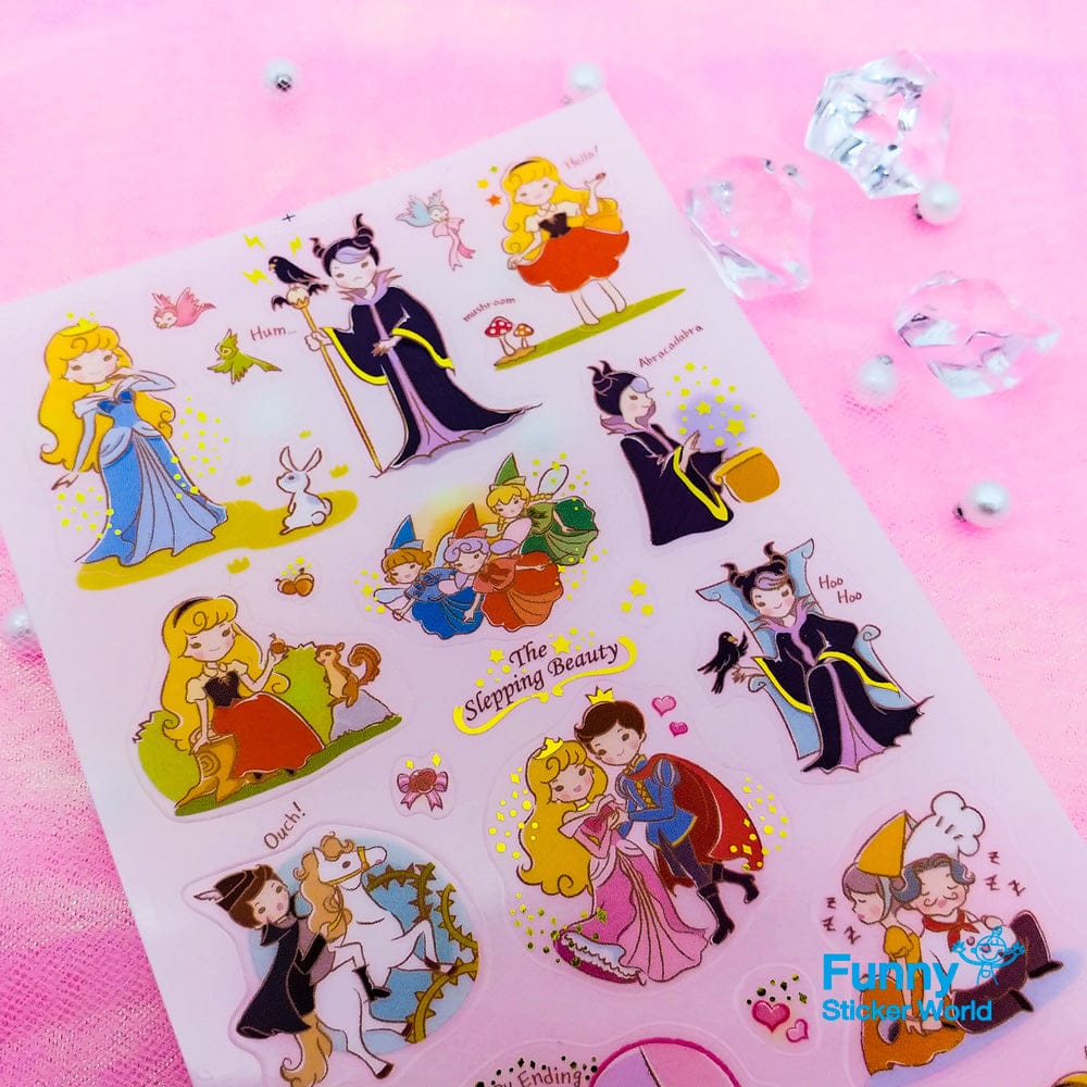 Sleeping Beauty Fairy Tale Sticker - Image 7
