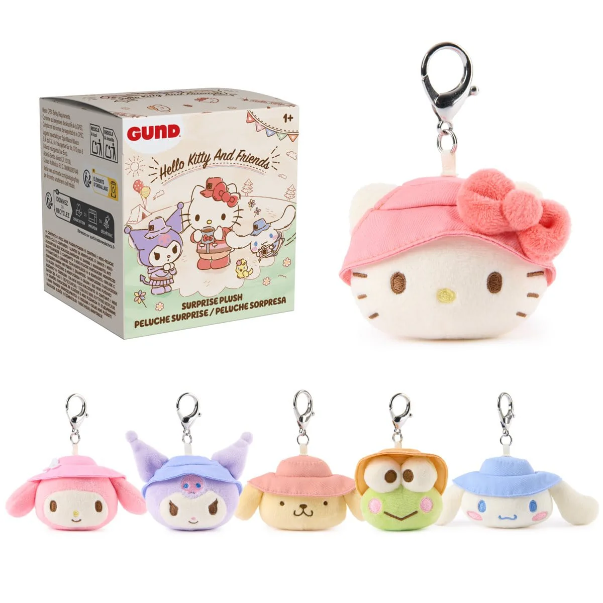 Hello Kitty and Friends Camping Collection Plush Keychain Blind Box - Image 4