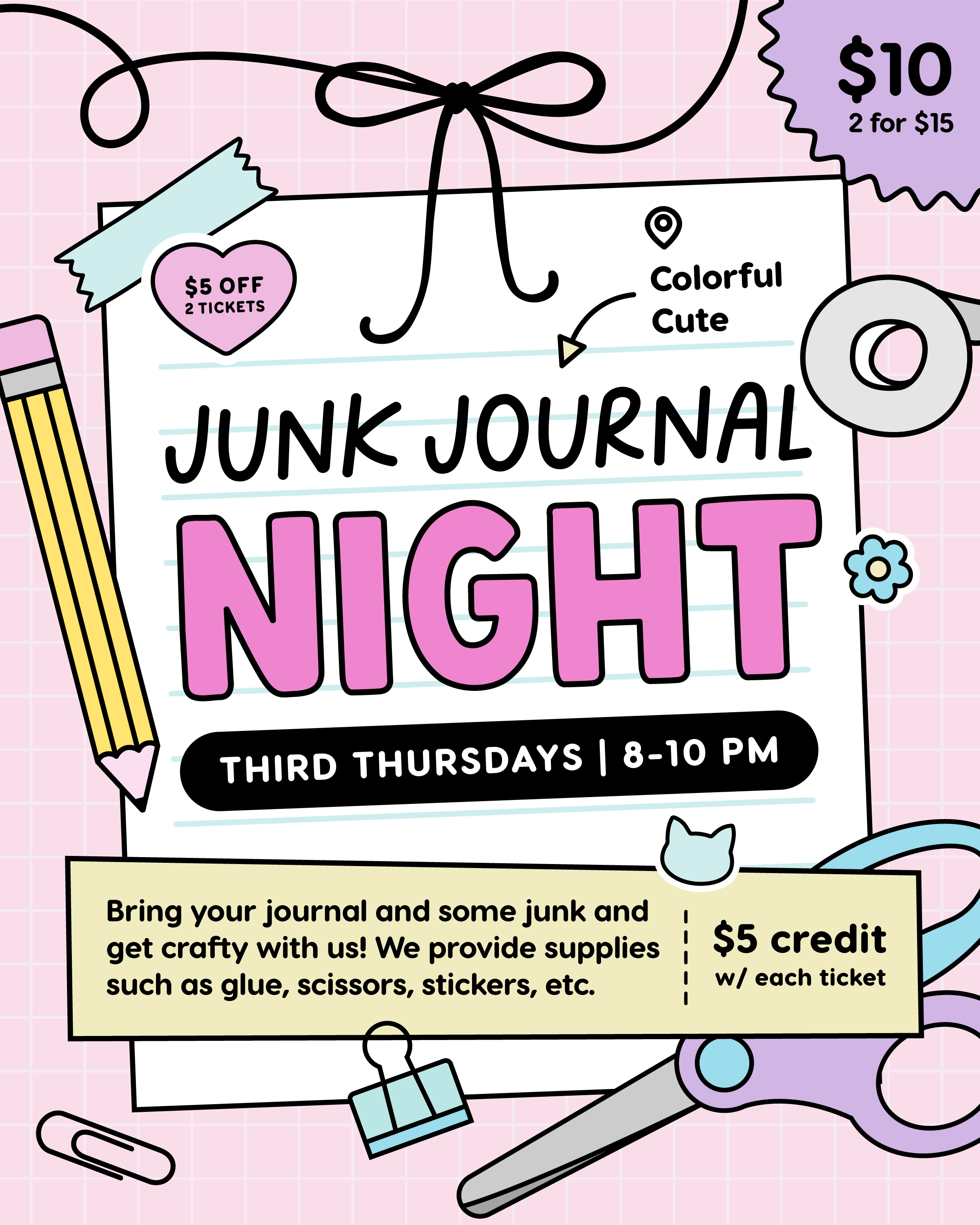 Junk Journal Night