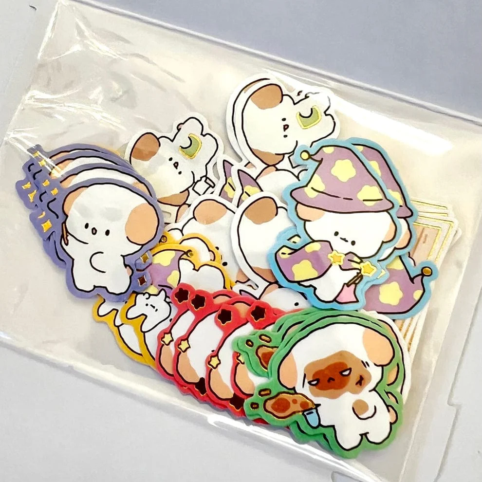 Kawaii Puppy Sticker Flakes - Image 3
