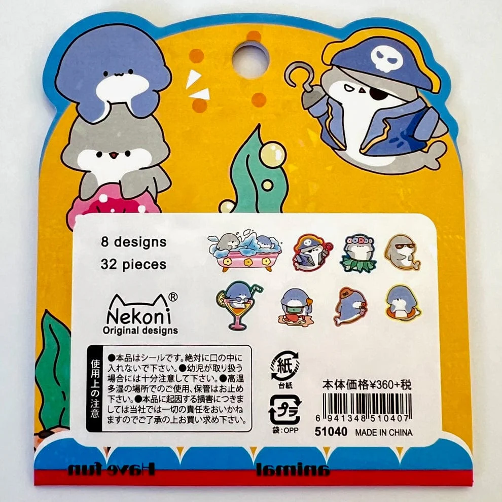 Kawaii Dolphin Sticker Flakes - Image 2