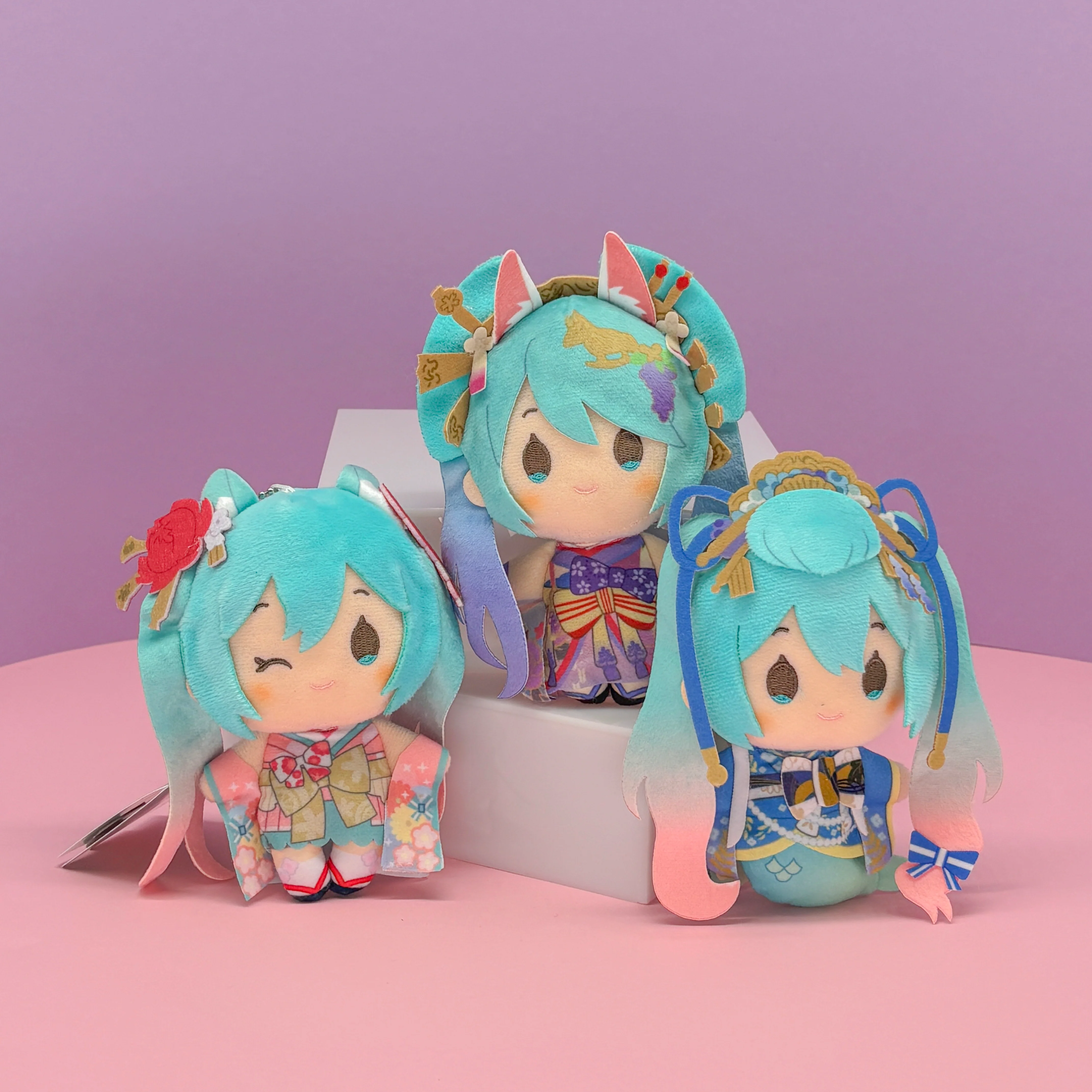 Miku Hyakkiyakou Cat Mascot Keychain - Image 2