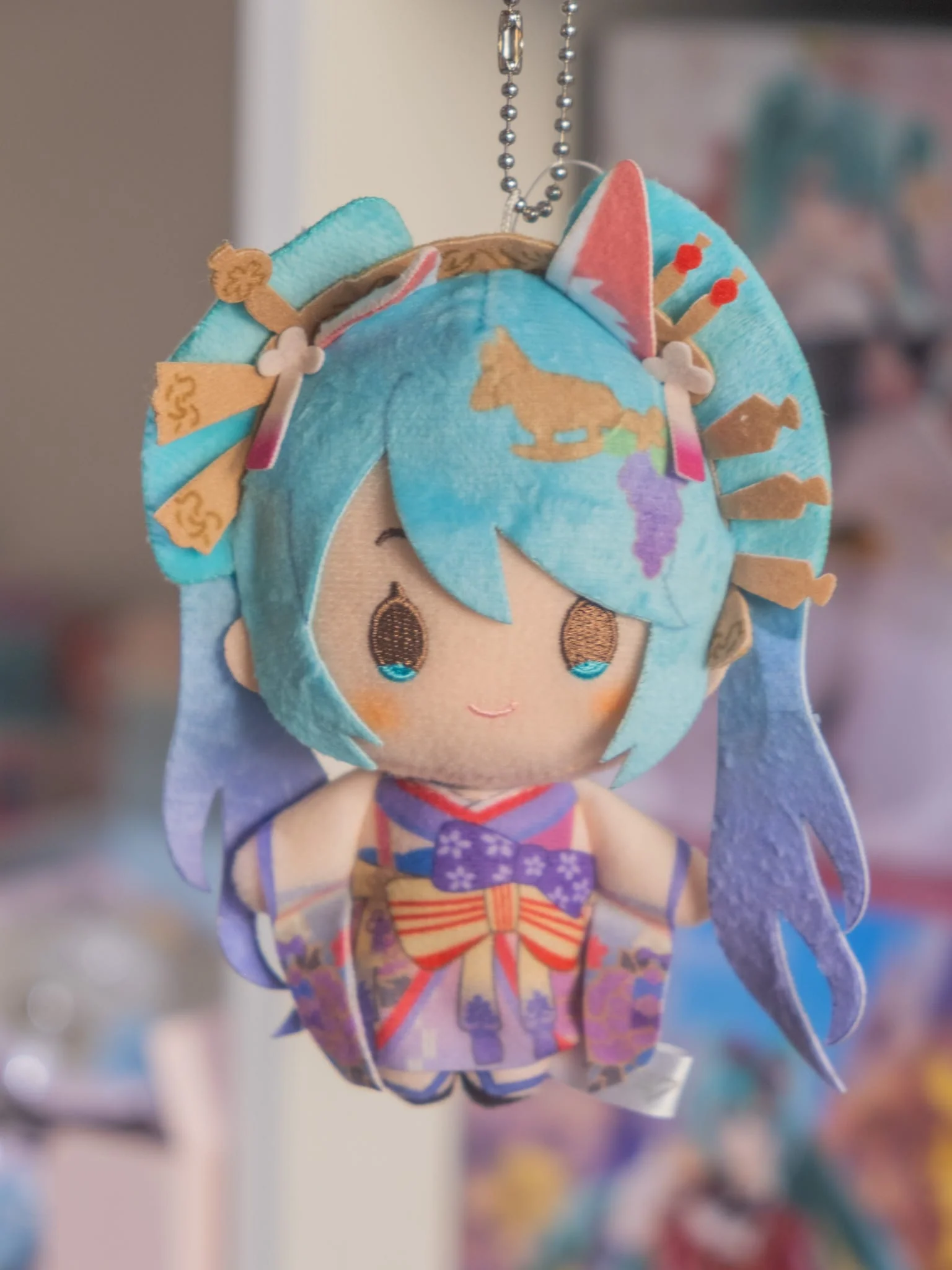 Miku Hyakkiyakou Fox Mascot Keychain - Image 3