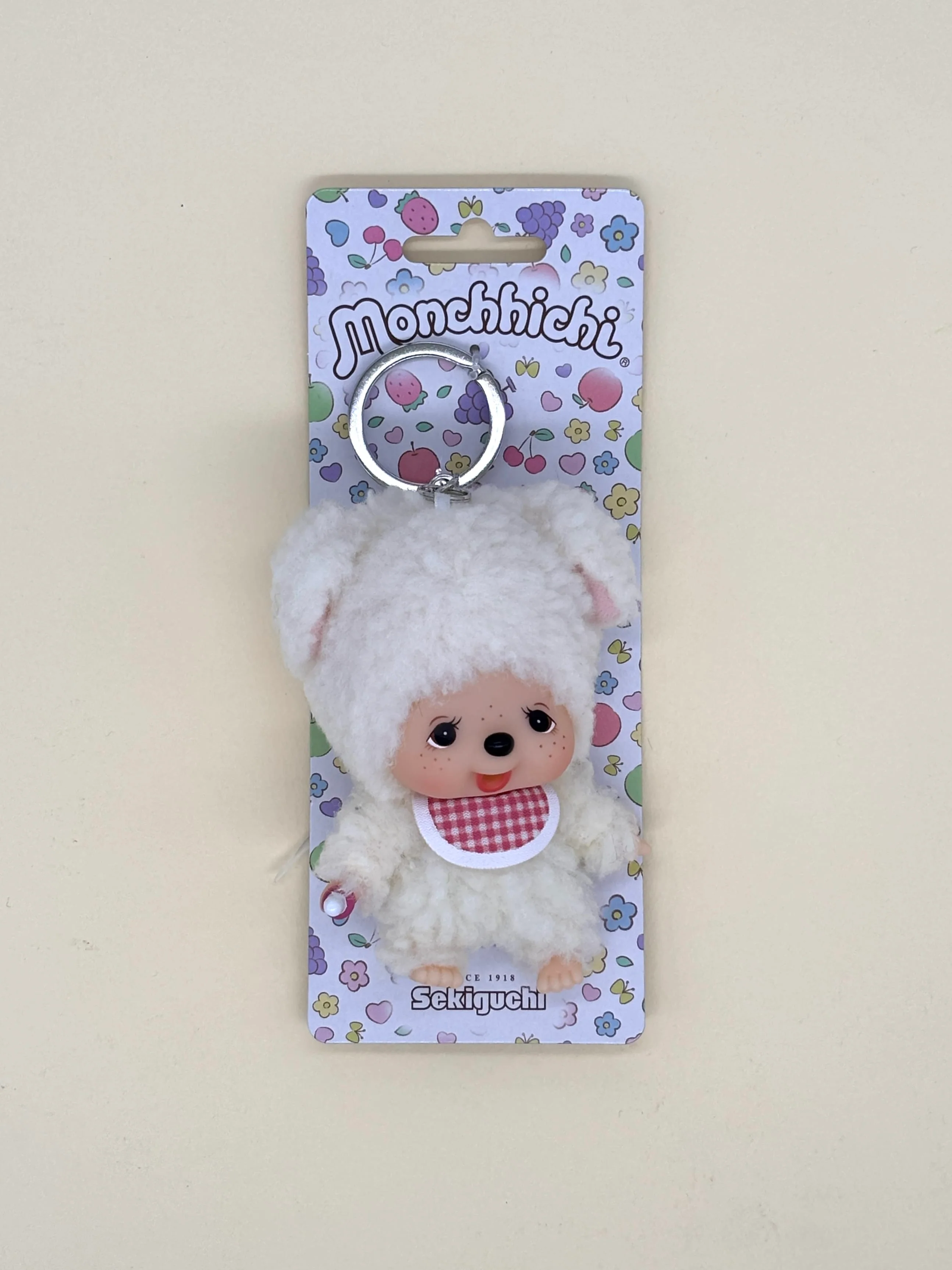Monchhichi Chamu 5'5" Plush Keychain