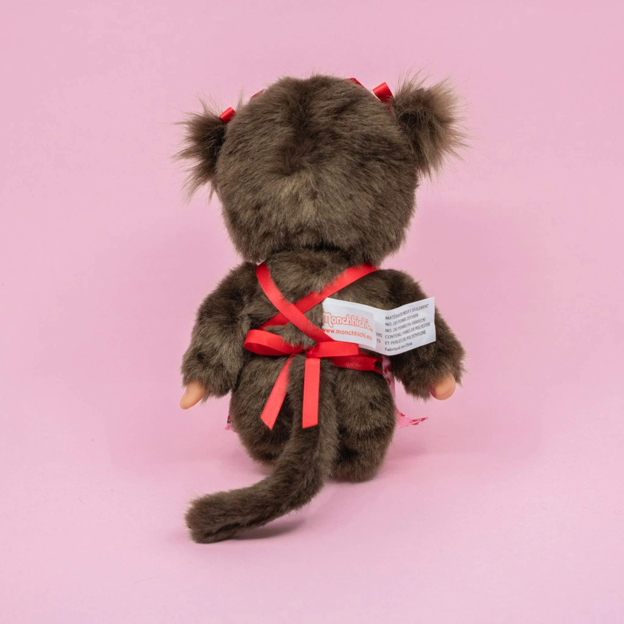 Monchhichi Flower Apron Girl 8" Plush - Image 4