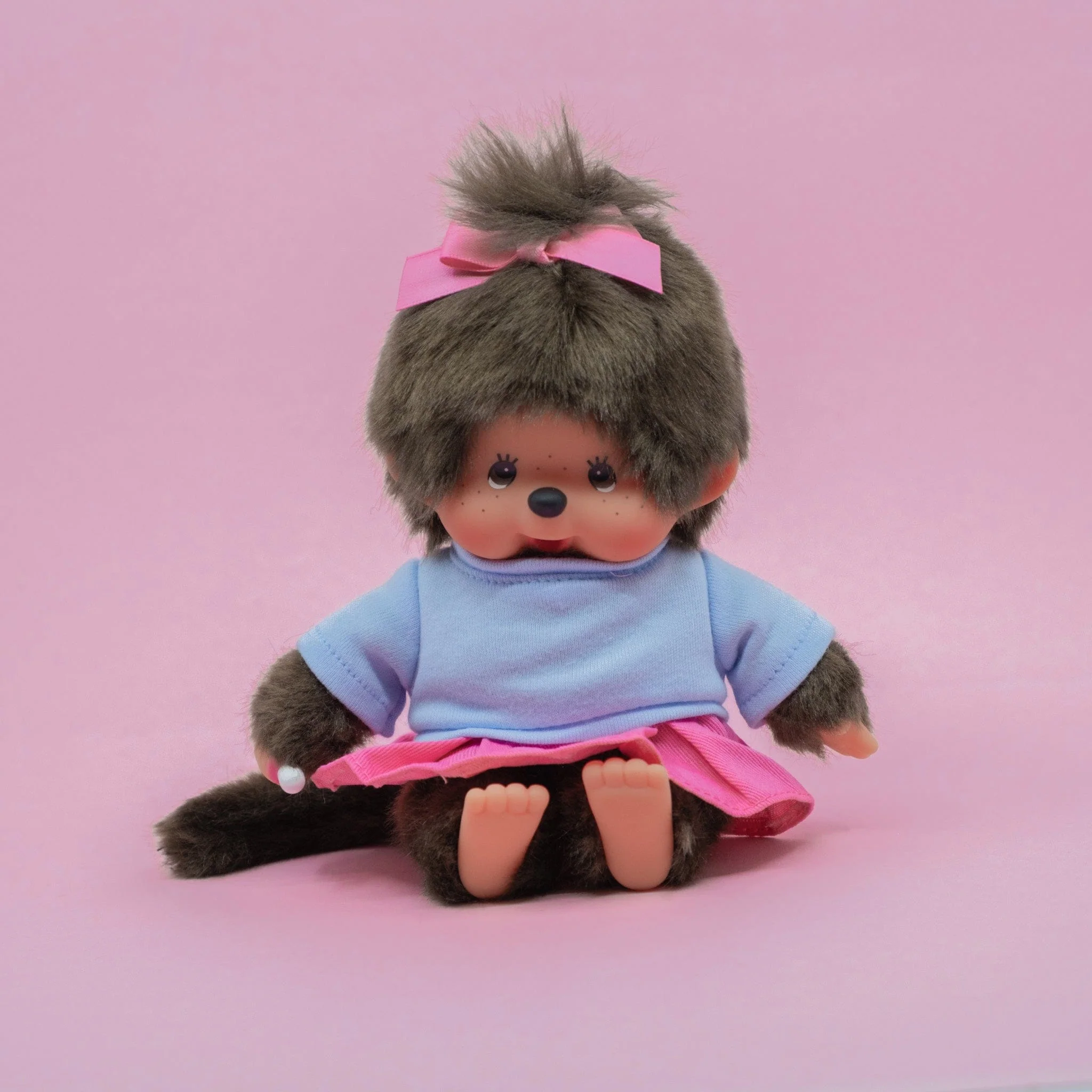 Monchhichi Skirt Girl 8" Plush - Image 4