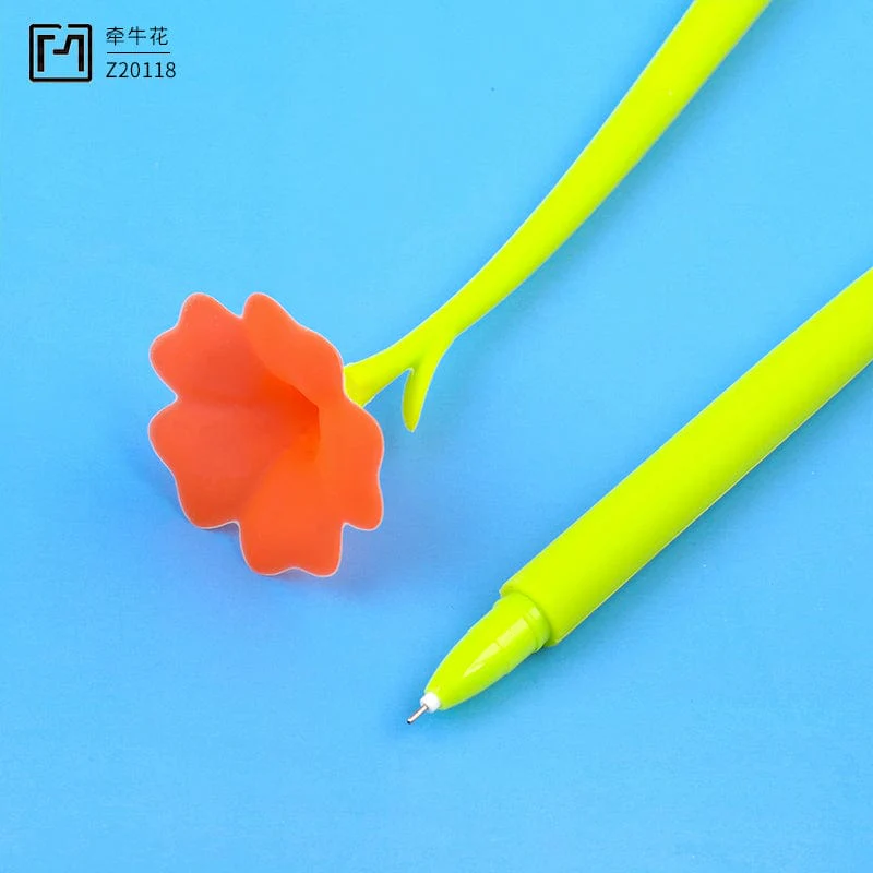 Morning Glory Flower Wiggle Gel Pen - Image 5