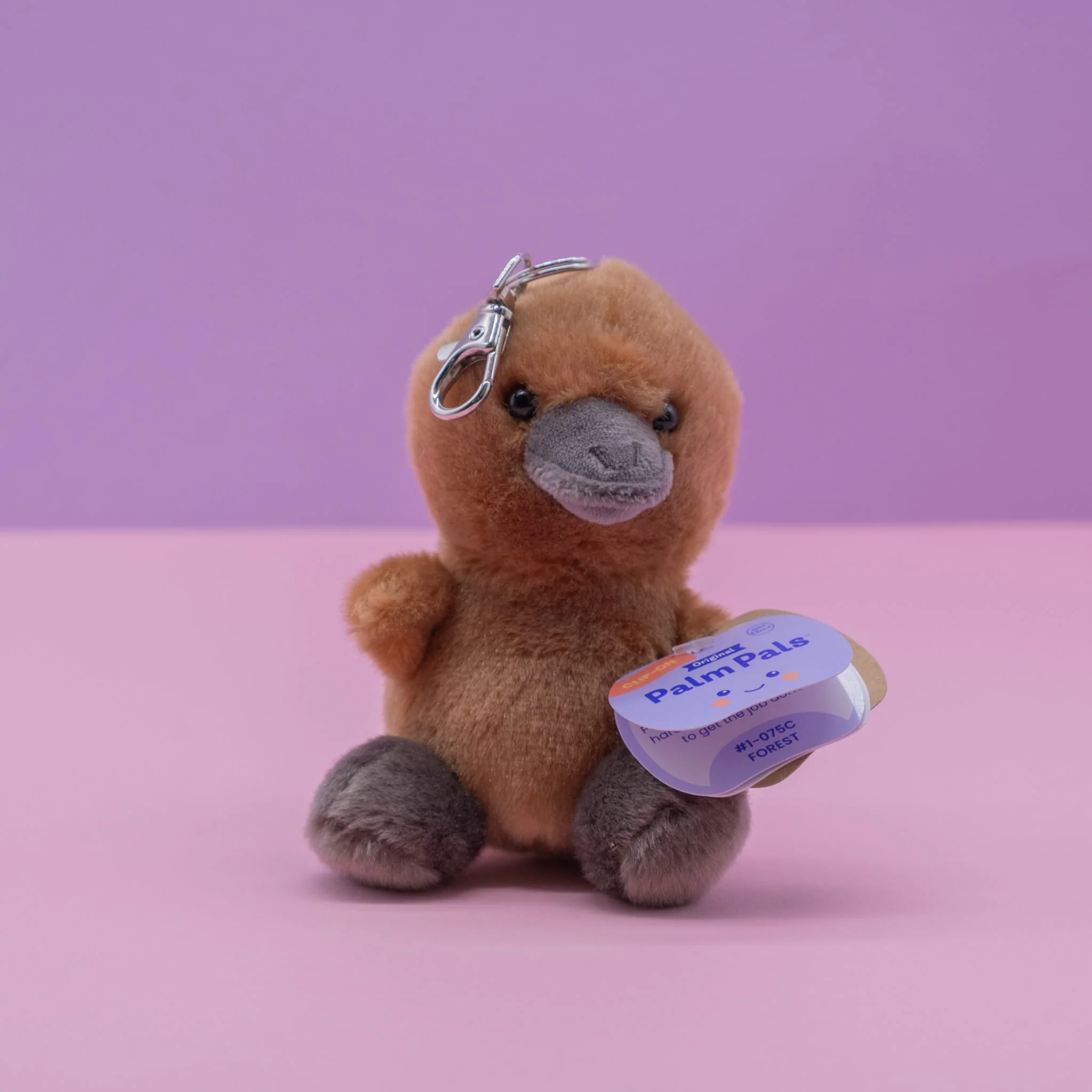 Patty Platypus Palm Pals Clip-On 4" Plush