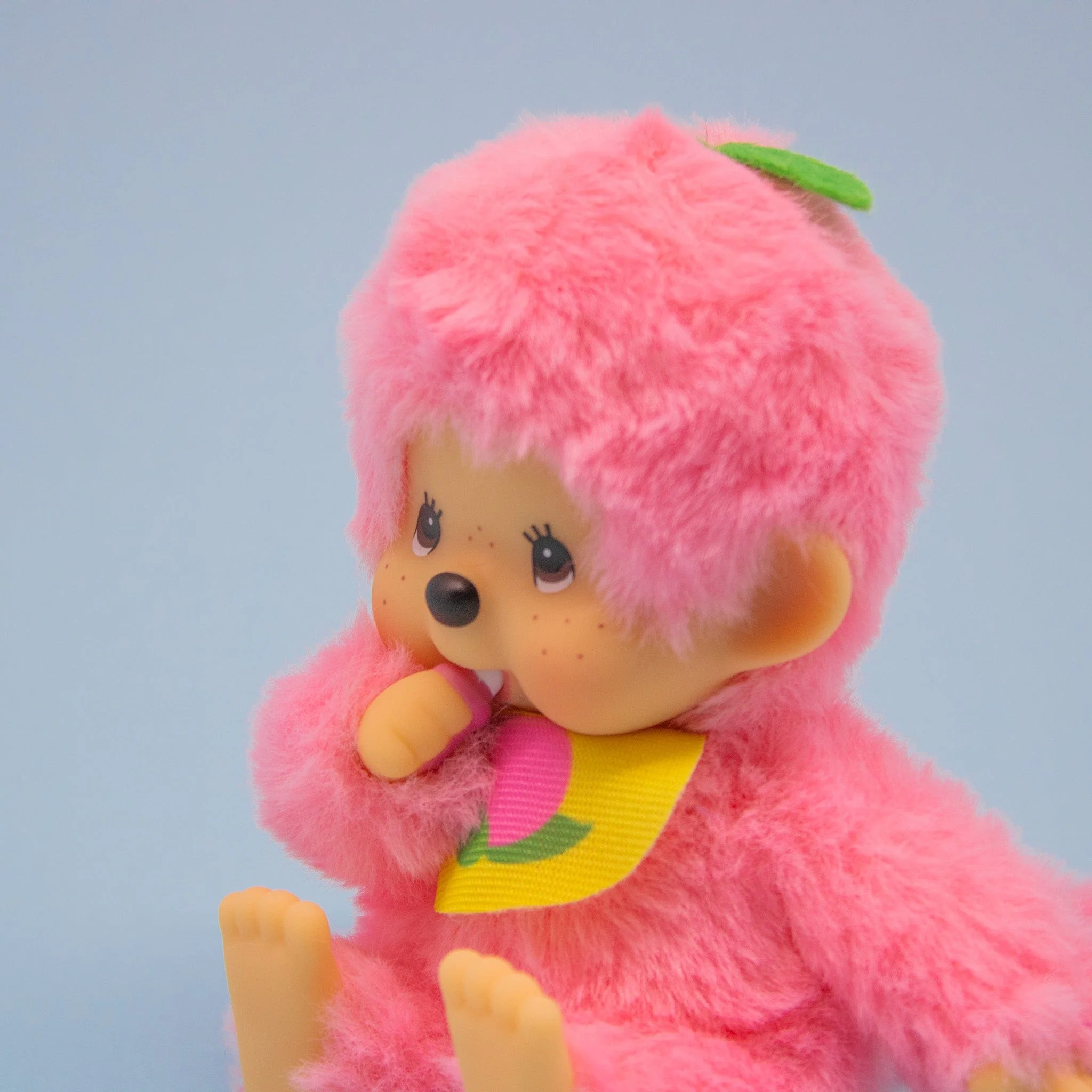 Peach Pink Monchhichi 5.5" Plush - Image 3