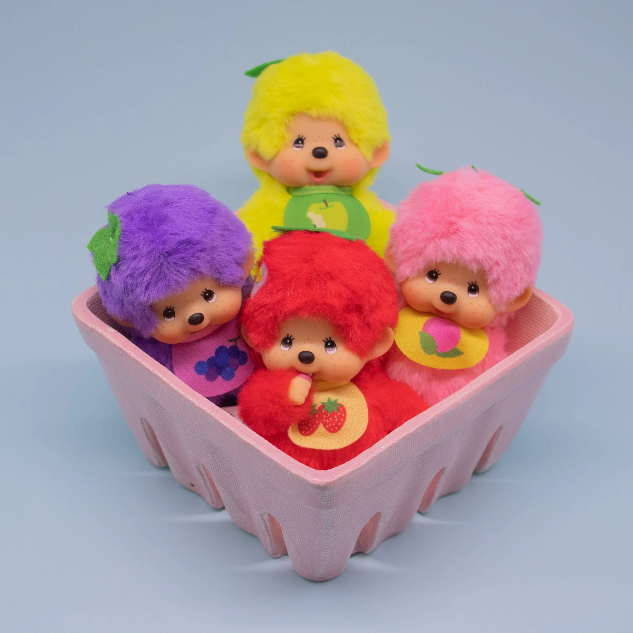 Peach Pink Monchhichi 5.5" Plush - Image 4