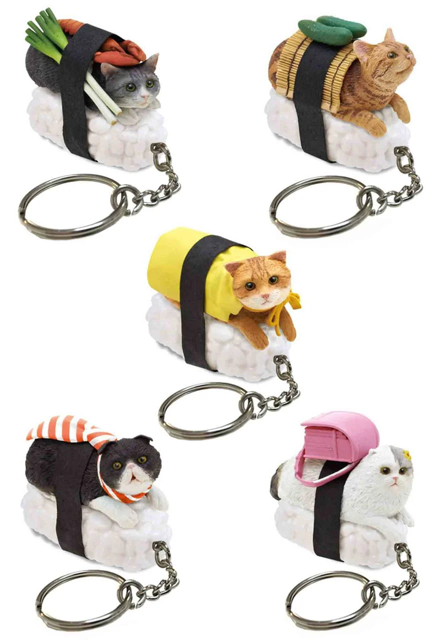 Sushi Cat (Nekozushi) Series 1 Keychain Blind Box - Image 3