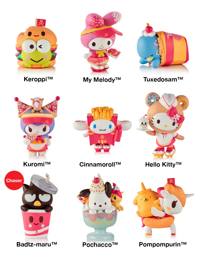 tokidoki x Hello Kitty and Friends Fast Food Mini Figure Blind Box - Image 4