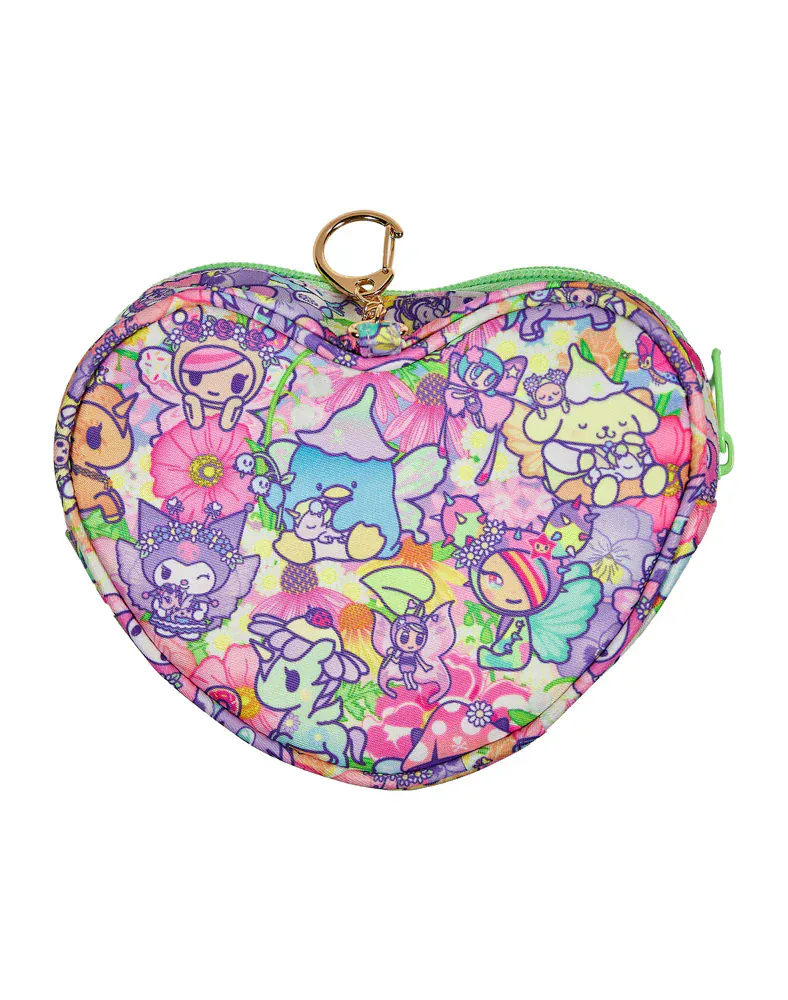 tokidoki x Hello Kitty Friends Butterfly Garden Clear Heart Coin Purse - Image 5