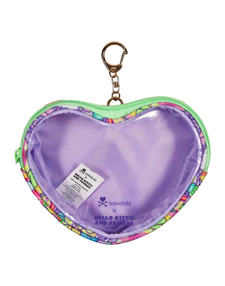 tokidoki x Hello Kitty Friends Butterfly Garden Clear Heart Coin Purse - Image 6