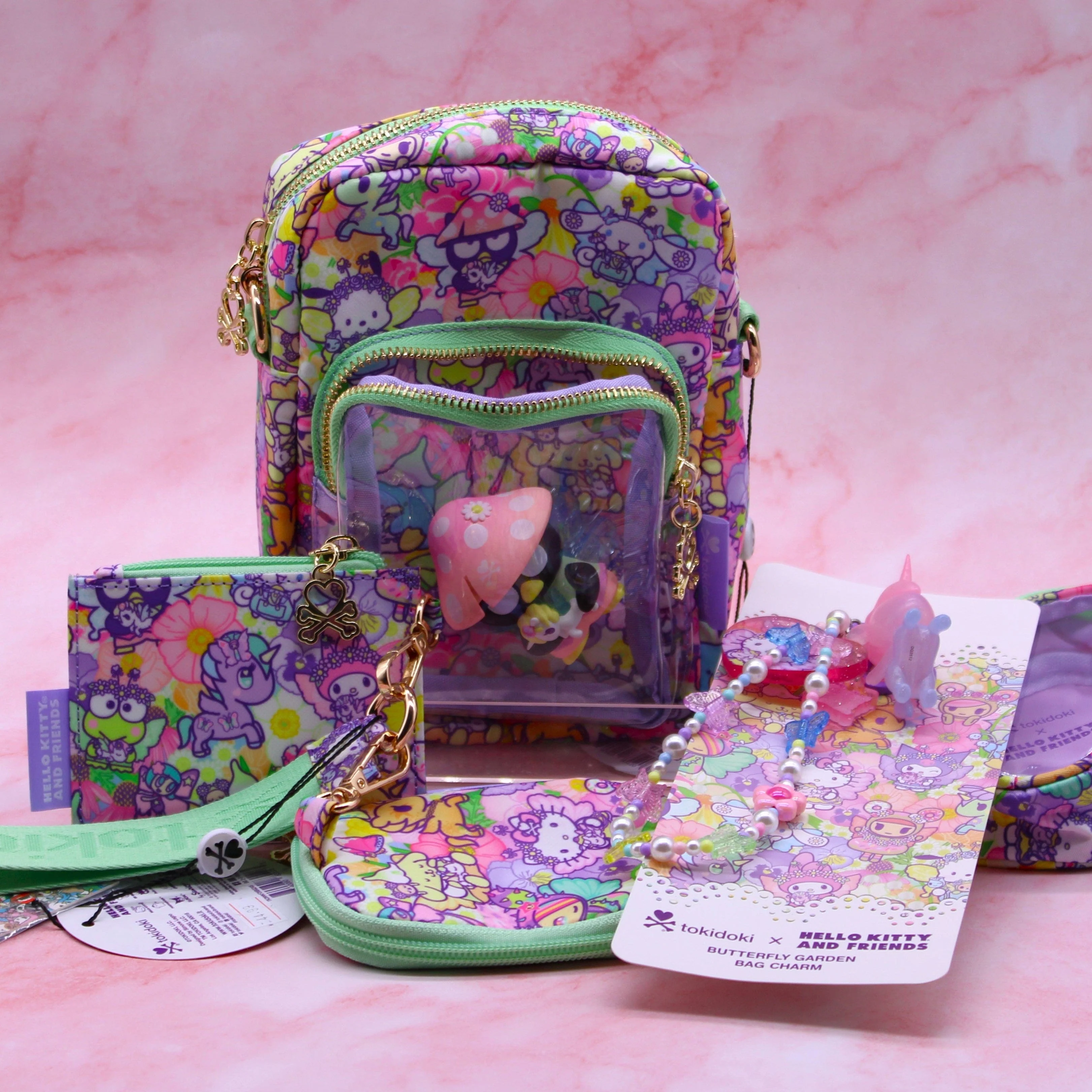 tokidoki x Hello Kitty & Friends Butterfly Garden Ita Bag Crossbody - Image 3