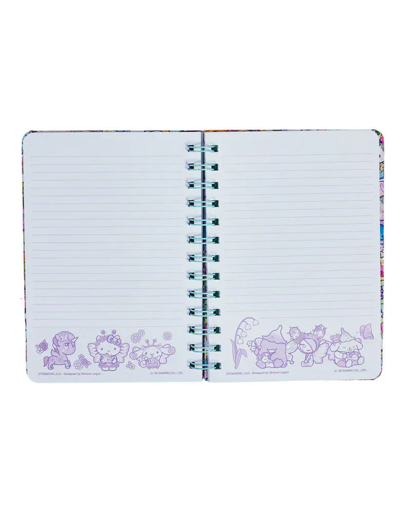 tokidoki x Hello Kitty Friends Butterfly Garden Spiral Notebook - Image 4
