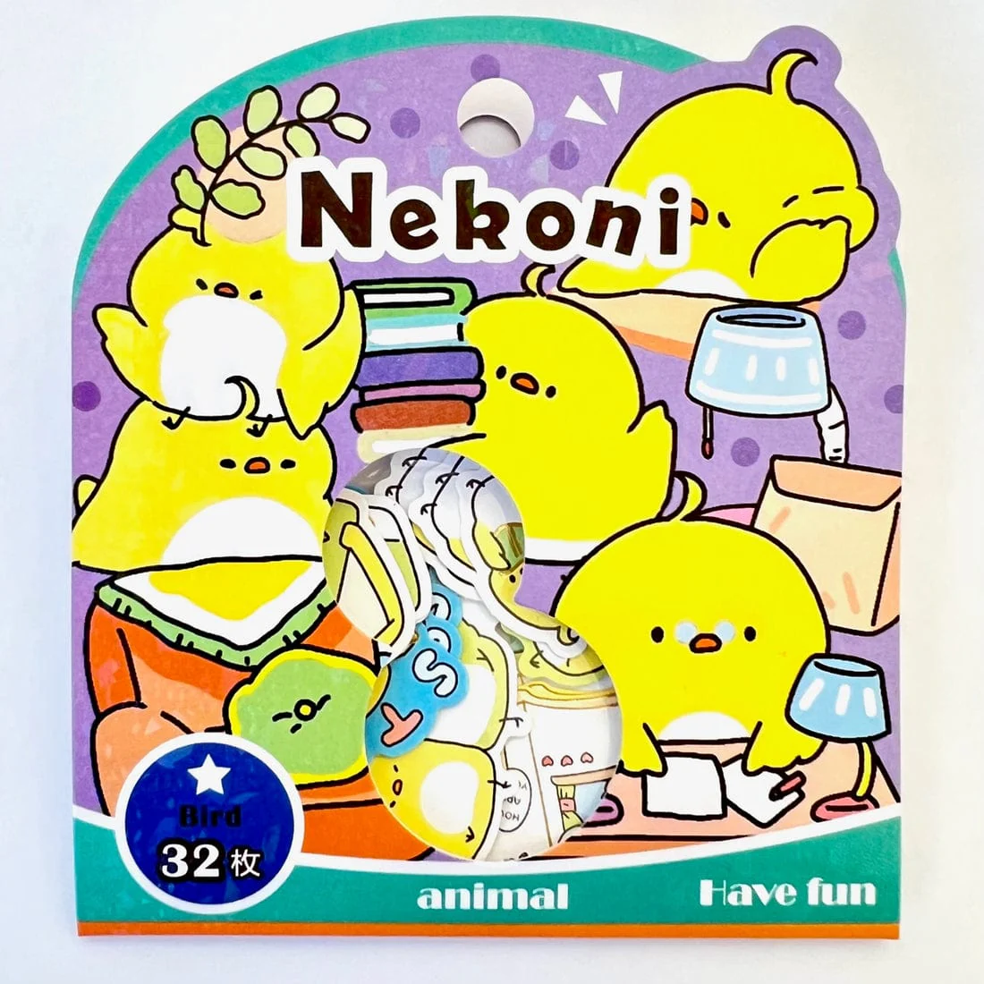 Yellow Bird Daily Life Sticker Flakes